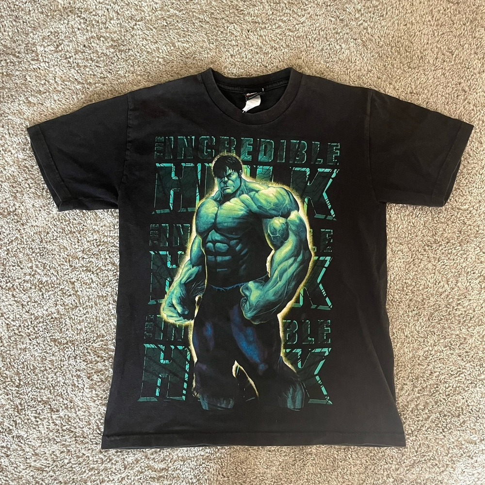Y2K Marvel Mad Engine The Incredible Hulk T Shirt Women's Medium‎